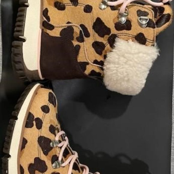 Cool Haan Zerogrand booties, animal print - Picture 3 of 5
